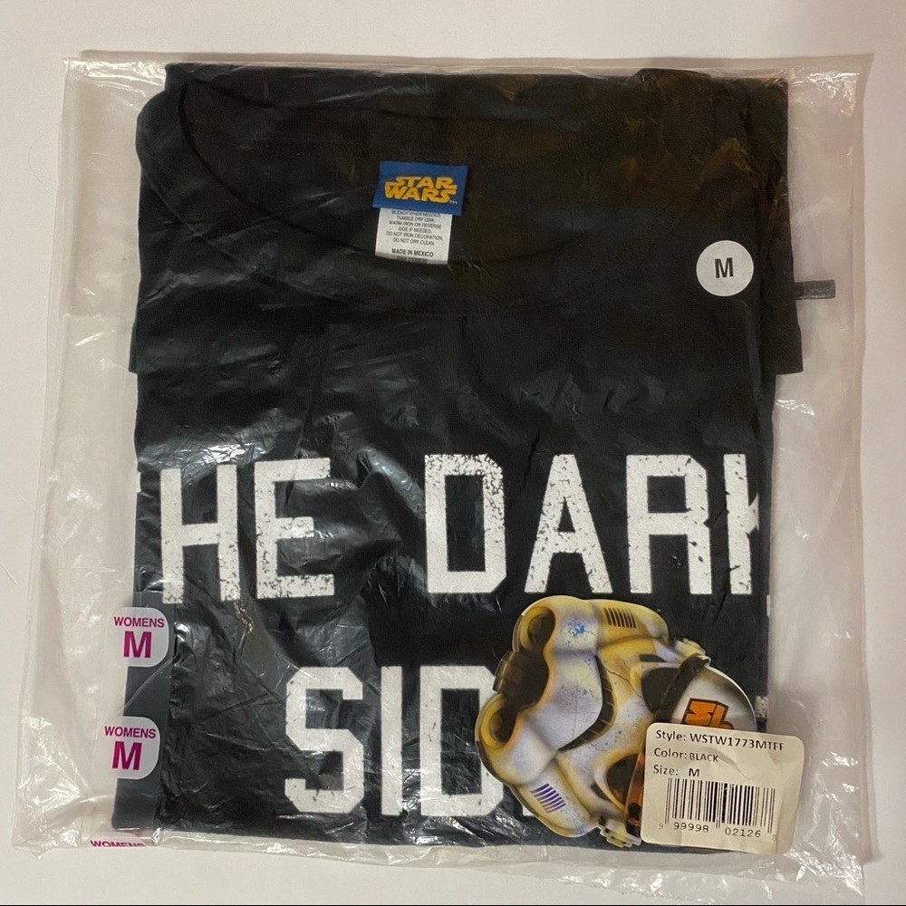 Star Wars Dark Side Made Me Do It Darth Vader Imperial Tee Shirt Juniors Medium - Picture 7 of 9